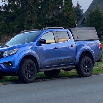 Preview: ​ALU-CAB HARDTOP EXPLORER NISSAN NAVARA NP300 2016+ DOPPELKABINE SCHWARZ/ GLATT