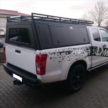 ALU-CAB HARDTOP EXPLORER ISUZU D-MAX 2012-2020 SPACE-CAB SCHWARZ/ GLATT