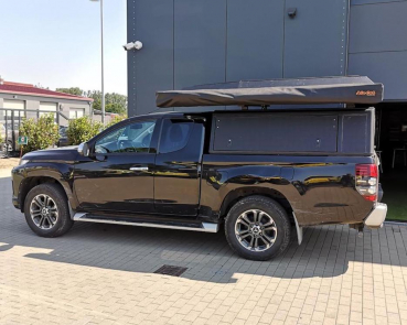 ALU-CAB HARDTOP EXPLORER MITSUBISHI L200 2016+ CLUB-CAB SCHWARZ/ GERIFFELT