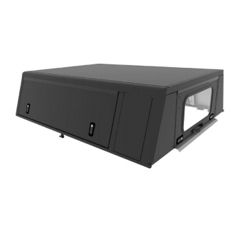 ALU-CAB HARDTOP ADVENTURE NISSAN NAVARA 2005-2015 KING-CAB SCHWARZ/ GLATT