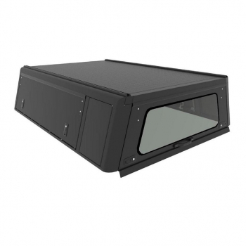 ALU-CAB HARDTOP EXPLORER NISSAN NAVARA 2005-2015 KING-CAB SCHWARZ/ GLATT