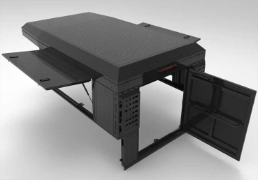 Preview: ALU-CAB CANOPY CAMPER TOYOTA LAND CRUISER 79 EINZELKABINER IN SCHWARZ