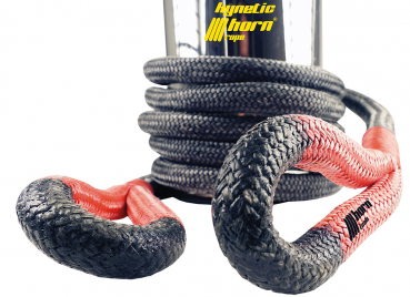 Bergeseil kinetisch 32mm x 6,5m 22to schwarz von horntools