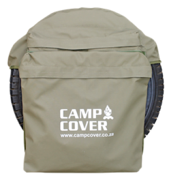CAMP COVER RESERVERADABDECKUNG MIT ZWEI TASCHEN SAFARI STYLE 31