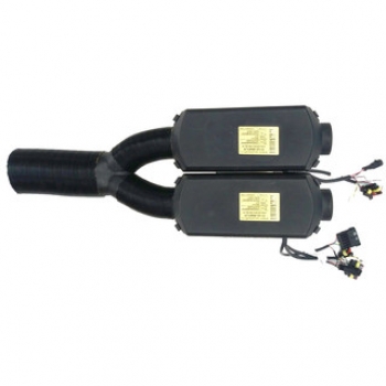 Autoterm Air 2D, Luftstandheizung, Ural Deluxe, 12V, Twin 2 Kit, 2 x 2 kW, mit Höhenkit, OLED-Displays, Einbauflansch und Verbindungsmaterial