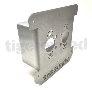 Einbauflansch Luftheizungen EVO für Böden bis 93mm, Edelstahl