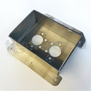 Preview: Einbauflansch Luftheizungen EVO für Böden bis 93mm, Edelstahl