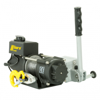 Seilwindensystem 1,6to Anhängerwindenset HPA3.5 12V Jagdwinde Jägerwinde horntools Elektrowinde Heckwinde