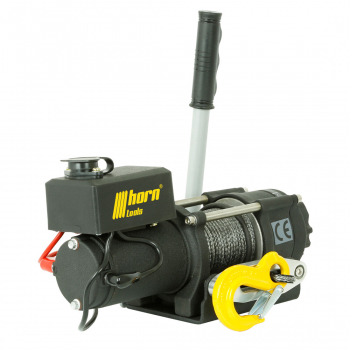 Preview: Seilwindensystem 1,6to Anhängerwindenset HPA3.5 12V Jagdwinde Jägerwinde horntools Elektrowinde Heckwinde