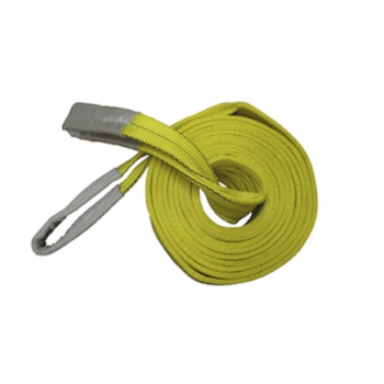 Bergegurt 6m gelb 21to Bruchlast mit 2xSchutzschlauch TÜV/GS horntools