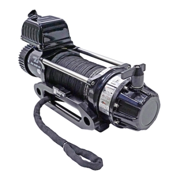 Seilwinde 4,3to AlphaG 9.5 mit Getriebebremse 24 Volt Kunststoffseil horntools Elektrowinde