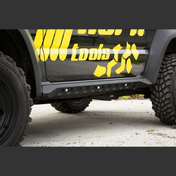 Preview: Suzuki Jimny GJ Rockslider LAPIS Aluminium Zubehör Kabinenschutz horntools