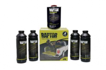 Preview: U-POL RAPTOR Beschichtung - 4 bottle Kit schwarz