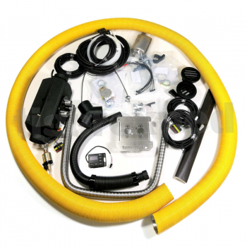 99% Camper-Kit - Heizungs-Komplettset mit 2kW Leistung, 12V, PU-27 Bedienteil, 83mm Flansch