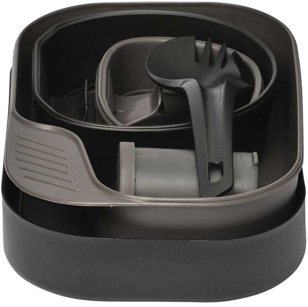Geschirr-Set Camp A Box Complete,  black