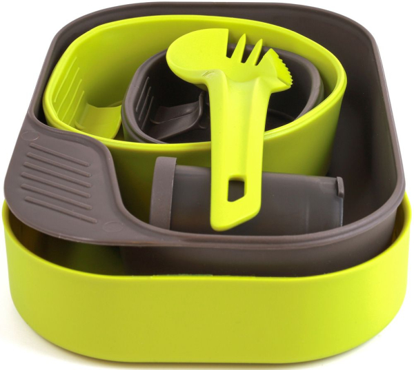 Geschirr-Set Camp A Box Complete,lime