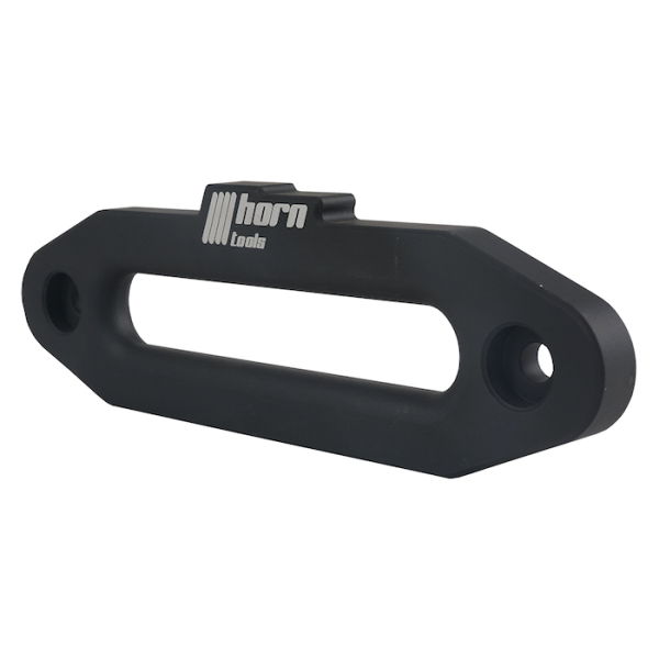 Seilwinden Seilfenster Alu schwarz für Kunststoffseil horntools Edition