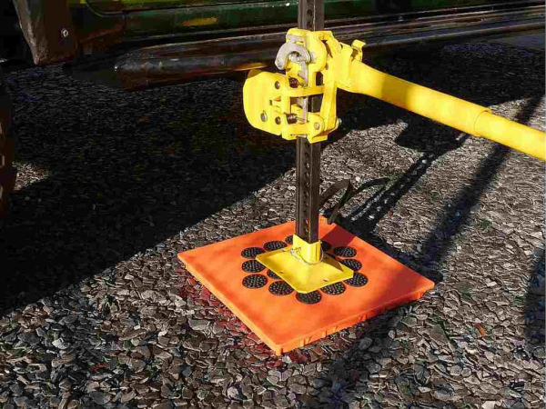 HEBE UNTERLEGPLATTE WAGENHEBER JACK BASE 3 TONNEN