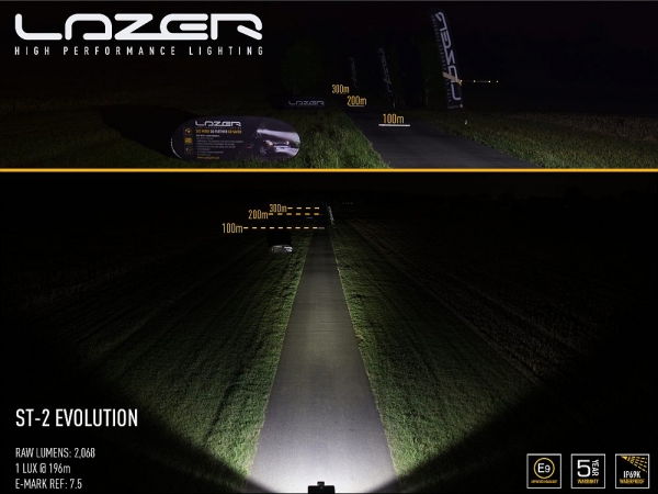 LAZER Lamps LED-Scheinwerfer ST2 Evolution