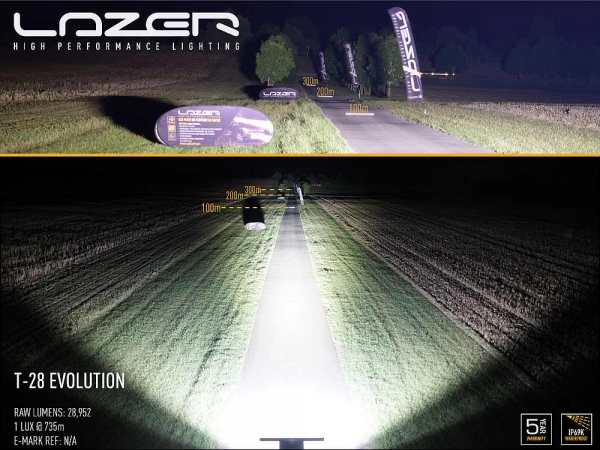 LAZER Lamps LED-Scheinwerfer T-28 Evolution