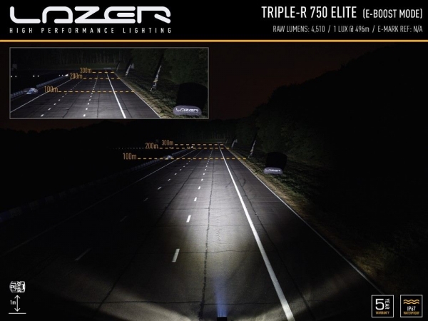 LAZER Lamps LED-Scheinwerfer Triple-R 750 Elite
