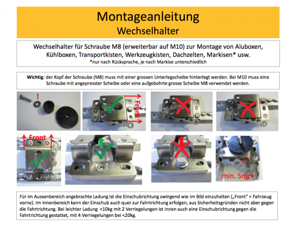 Montageanleitung