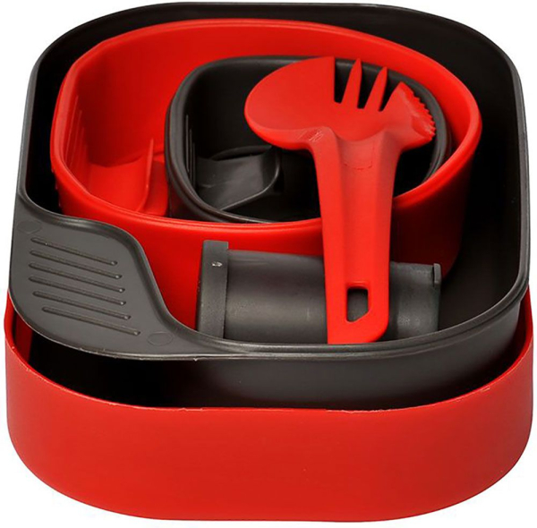 Geschirr-Set Camp A Box Complete,red